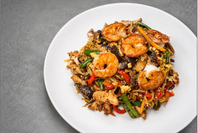 Рамен-noodle з креветкою STIR-FRY