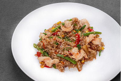Рис PAD Thai с креветкой WOK