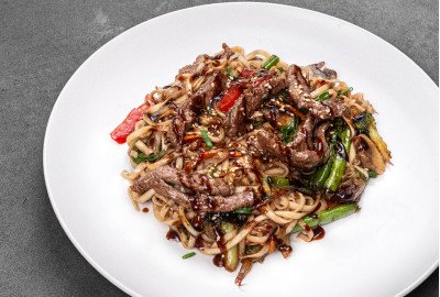 Удон с говядиной терияки WOK